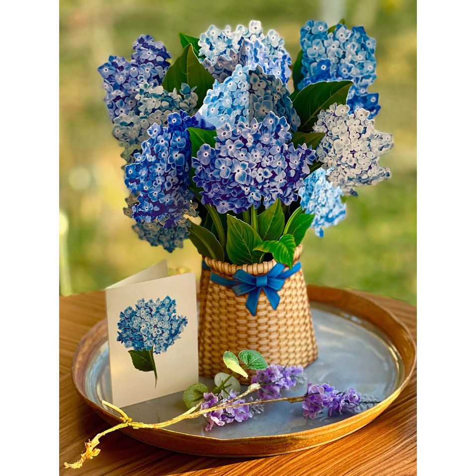 Fresh Cut Paper Greeting Card Bouquet